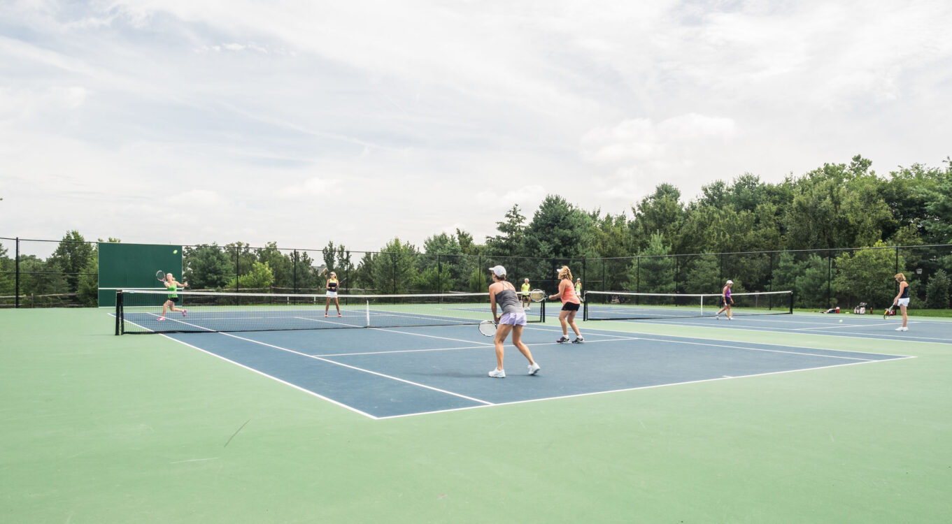 Tennis Court Big Pines Local Park