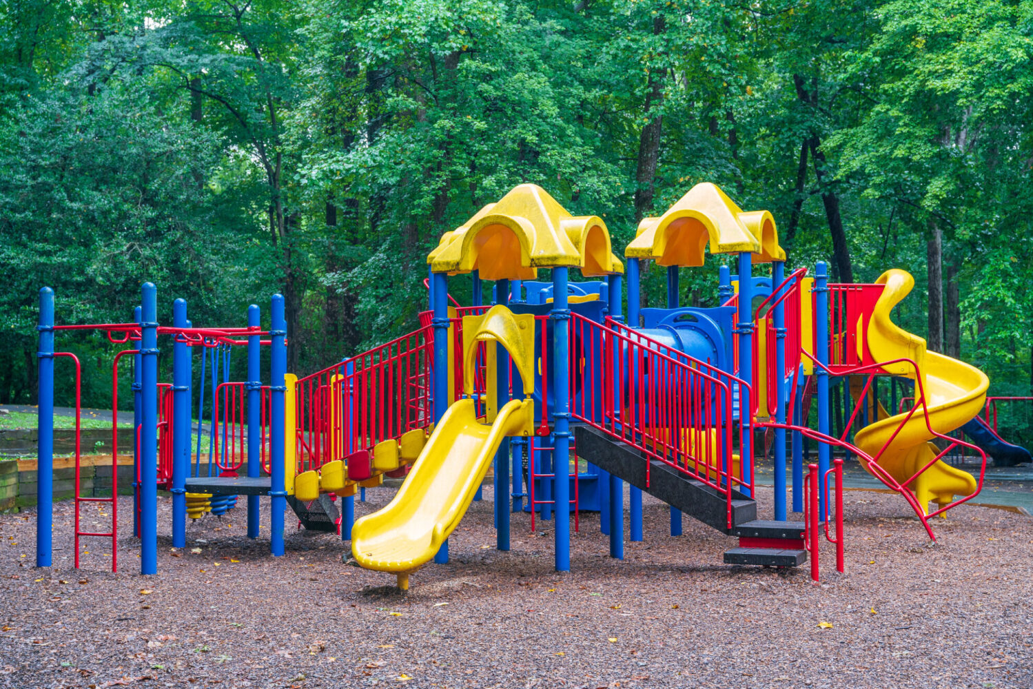 A playground structure at Cabin John Regional Park