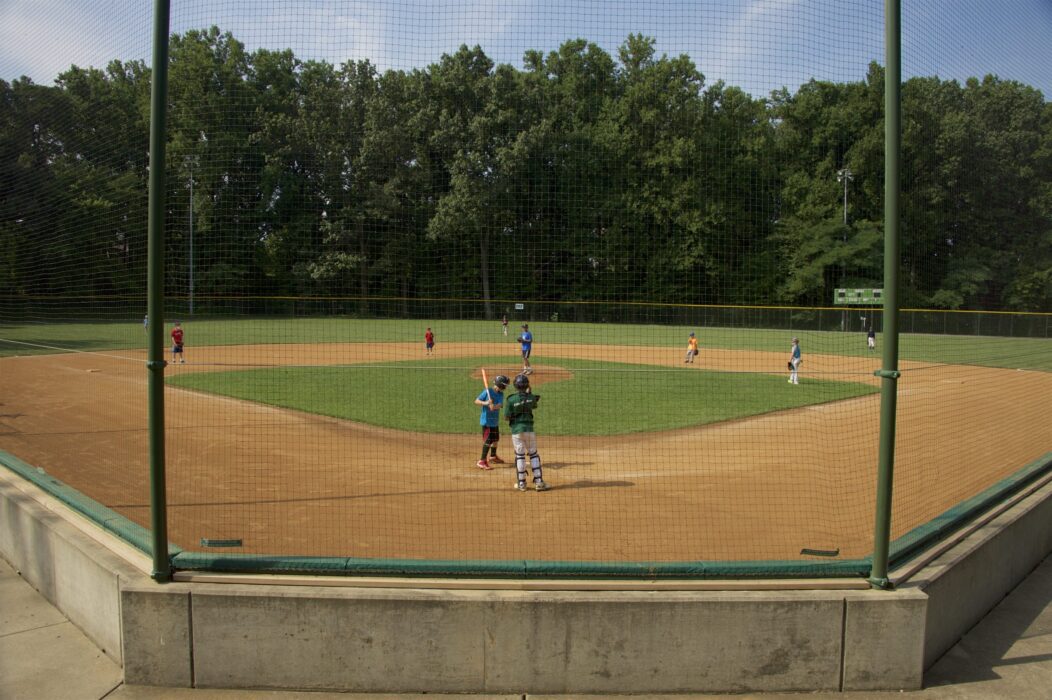Baseball diamond at Shirley Povich Field Cabin John Park